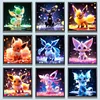 【9 pièces/paquet】-Pokémon-Plein diamant rond peinture-30 * 30cm