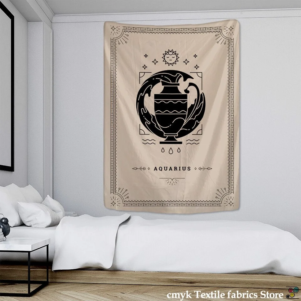 Divination Tarot Tapestry Wall Hanging Constellation Mandala Psychedelic Good Luck Hippie Witchcraft Room Home Decor