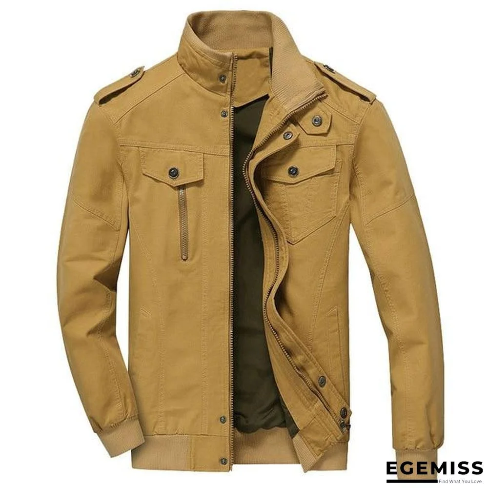 Bomber Jackets Coats Men Cotton Casual Workout Military Jacket Men | EGEMISS