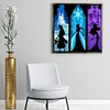 Disney Princess Silhouettes-Full Round Diamond Painting 30*30CM