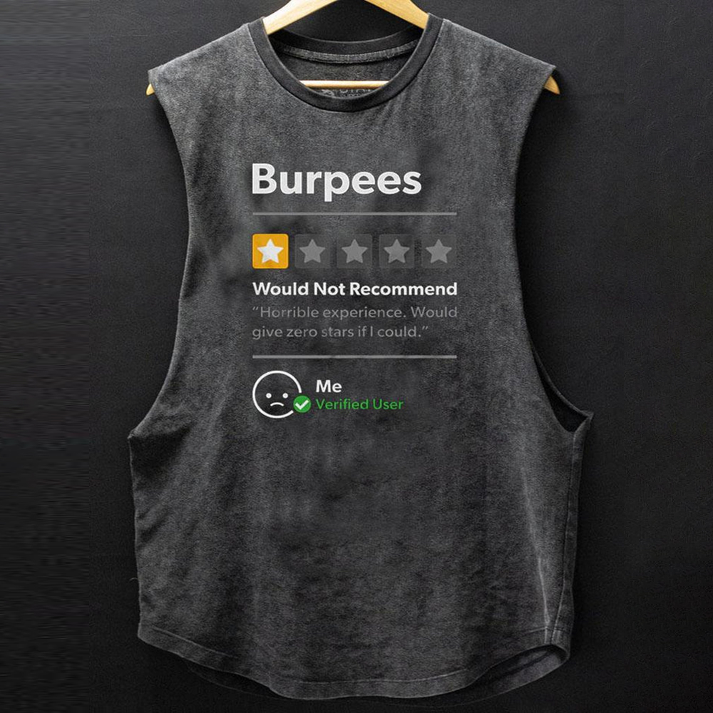 BURPEES REVIEWED SCOOP BOTTOM COTTON TANK