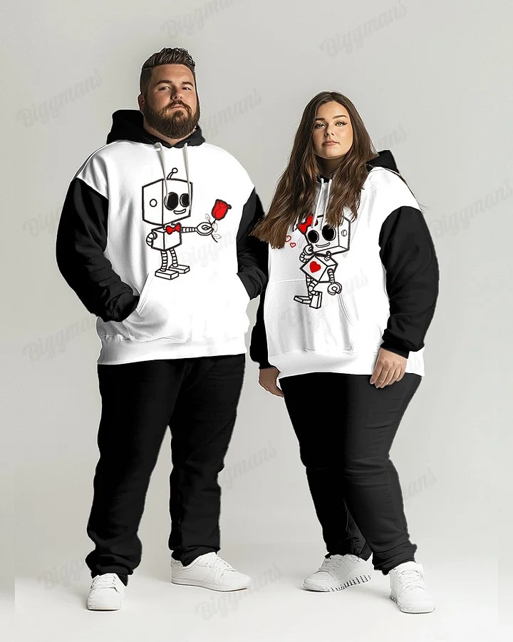 plus-size couples’ matching outfits