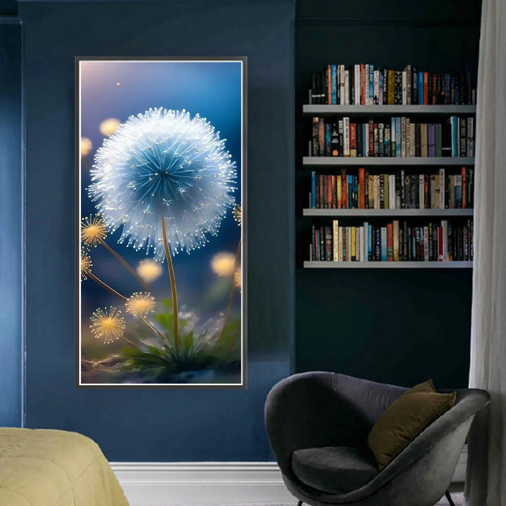 11CT Full Stamped Cross Stitch - Dandelion(Canvas|40*80CM)