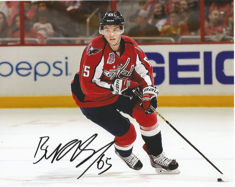 Washington Capitals Andre Burakovsky Signed Autographed 8x10 Photo Poster painting COA A