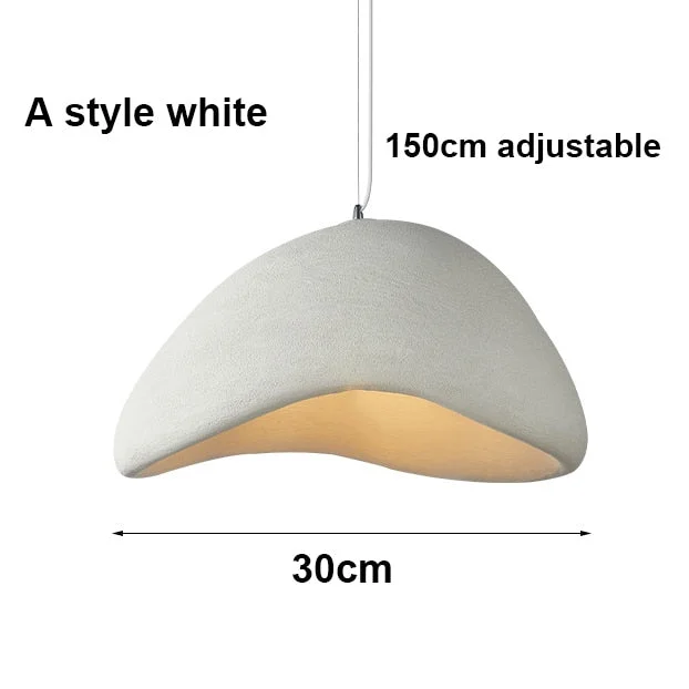 Creative Wabi-Sabi style Led Pendant Lights Nordic Dining Room Lustre Home Decor coffee table Hanging lamp Ceiling chandelier