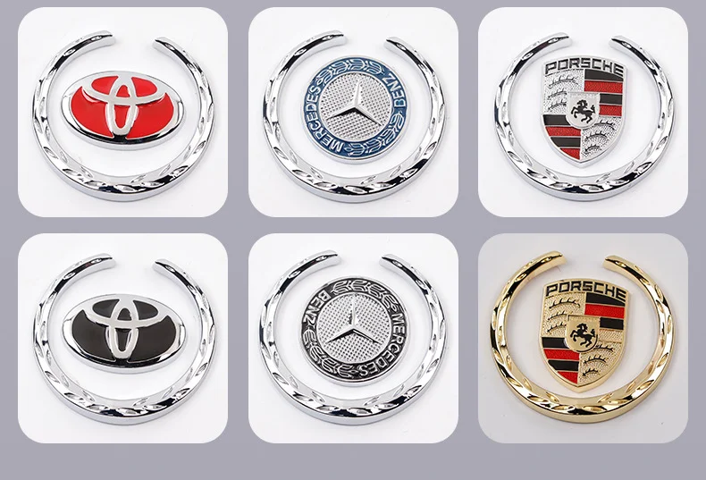 Special car modified metal three-dimensional car sticker