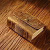 Handmade Portable Mini Notebook in Top-Grain Cowhide