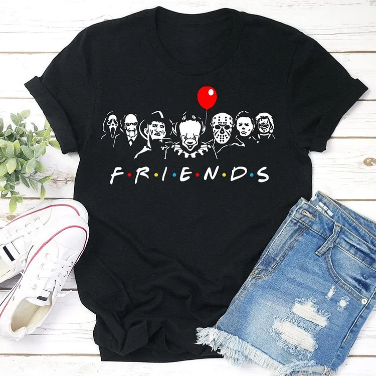 Horror Movie Halloween Friends T-shirt Tee -06723