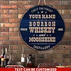 Whiskey Bar Customized Tin Painting / Wooden Painting (Round 12*12 inches)