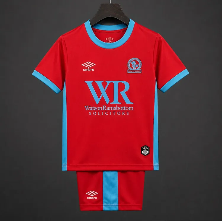 26/27 KIDS Blackburn Rovers Away Red Jersey