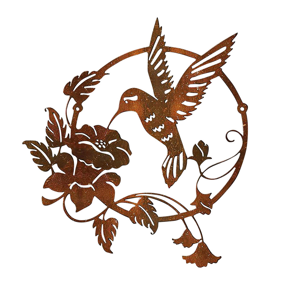 

Metal Flying Bird Wrought Iron Art Craft Hanging Pendant Outdoor Yard Decor, 501 Original