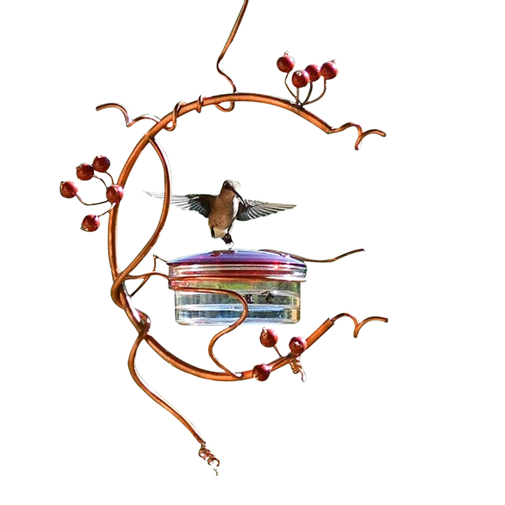 

Metal Bird Feeder Container Hanging Outdoor Bird Food Dispenser Hook Holder, 501 Original