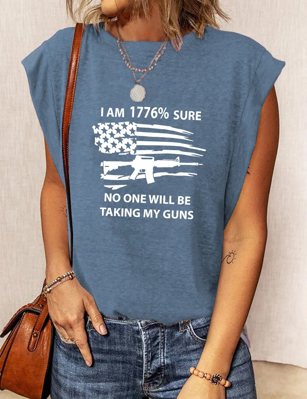 I Am 1776% Sure American Flag T-Shirt