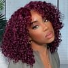 Short Kinky Curly Bob Wigs with Bouncy Curls Hair