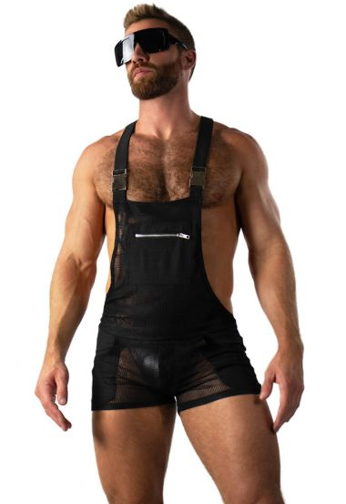 Black Faux Leather Shorts in Slim Fit