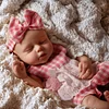 16'' Realistic Silicone Sleeping Baby Little Infant Girl Haroina Physical and Mental Accompaniment - RBBI-Myrebornbabydoll&reg; Myrebornbabydoll&reg;