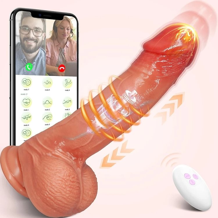 pornhint Pornhint Women Multi-speed Thrusting Dildo Vibrator Penis G-spot Massager Sex Toys Remote Vibrator