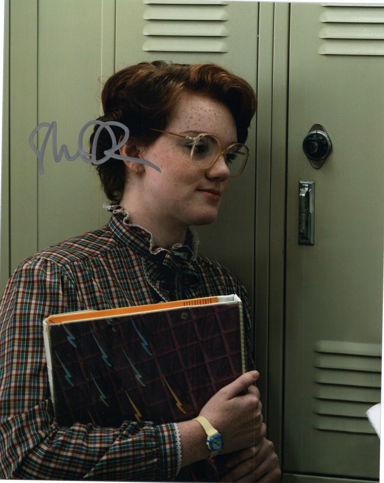 ~~ SHANNON PURSER Authentic Hand-Signed STRANGER THINGS