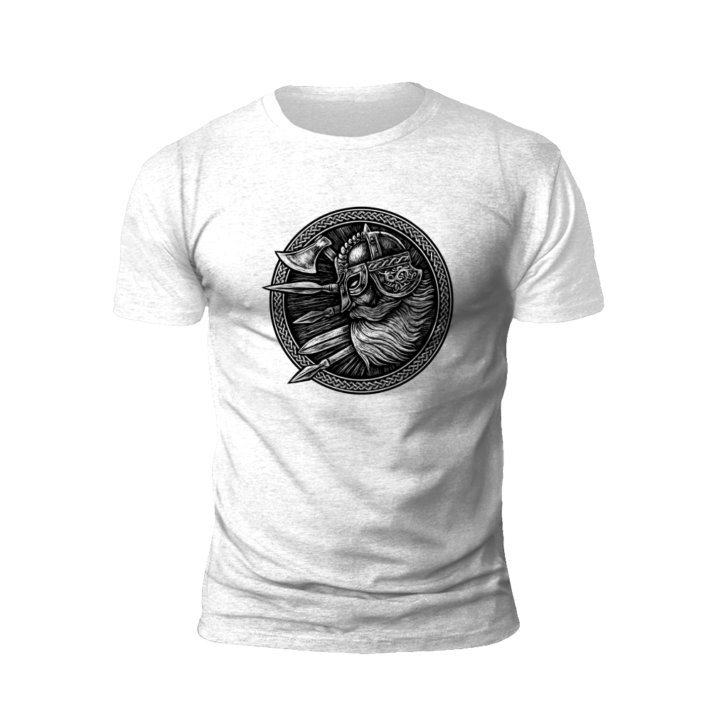 Viking Valor: The Warrior's Emblem T-shirt