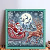 Santa Claus Driving-11CT Stamped Cross Stitch 50*50cm/19.69*19.69in tapestrymarket