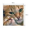 Chat - Peinture diamant pleine - 30x30cm