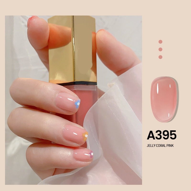 Maychao Ml Transparent Jelly Gel Nail Polish Pink Gel Semi Permanent