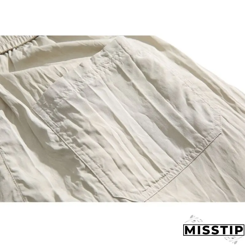 Simple Straight Leg Yamamoto Pants
