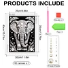 Diamond Painting-DIY Special Shaped Drill Pearl Painting Elephant(30x40cm)
