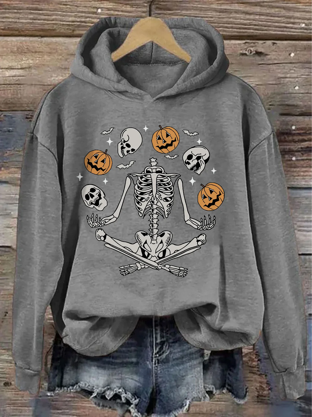 Funny Skeleton Halloween Hoodie