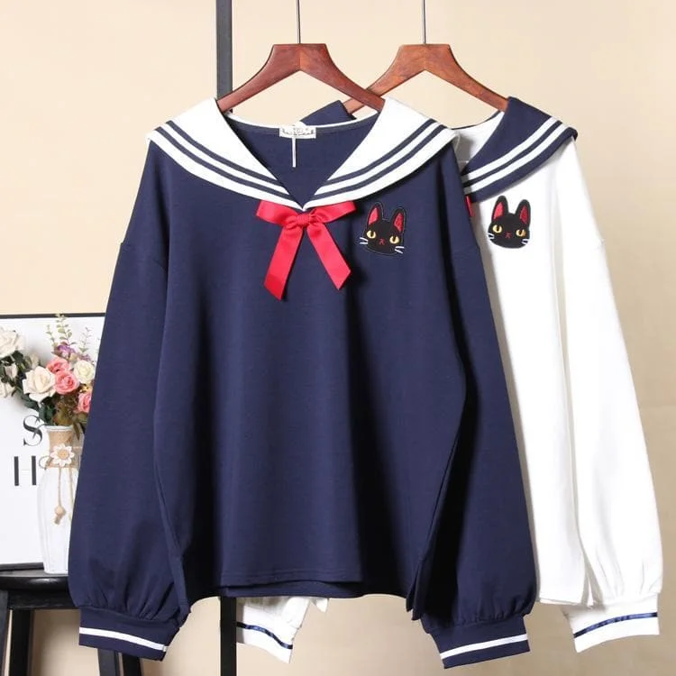 Lovely Cats Navy Hoodie SP14978