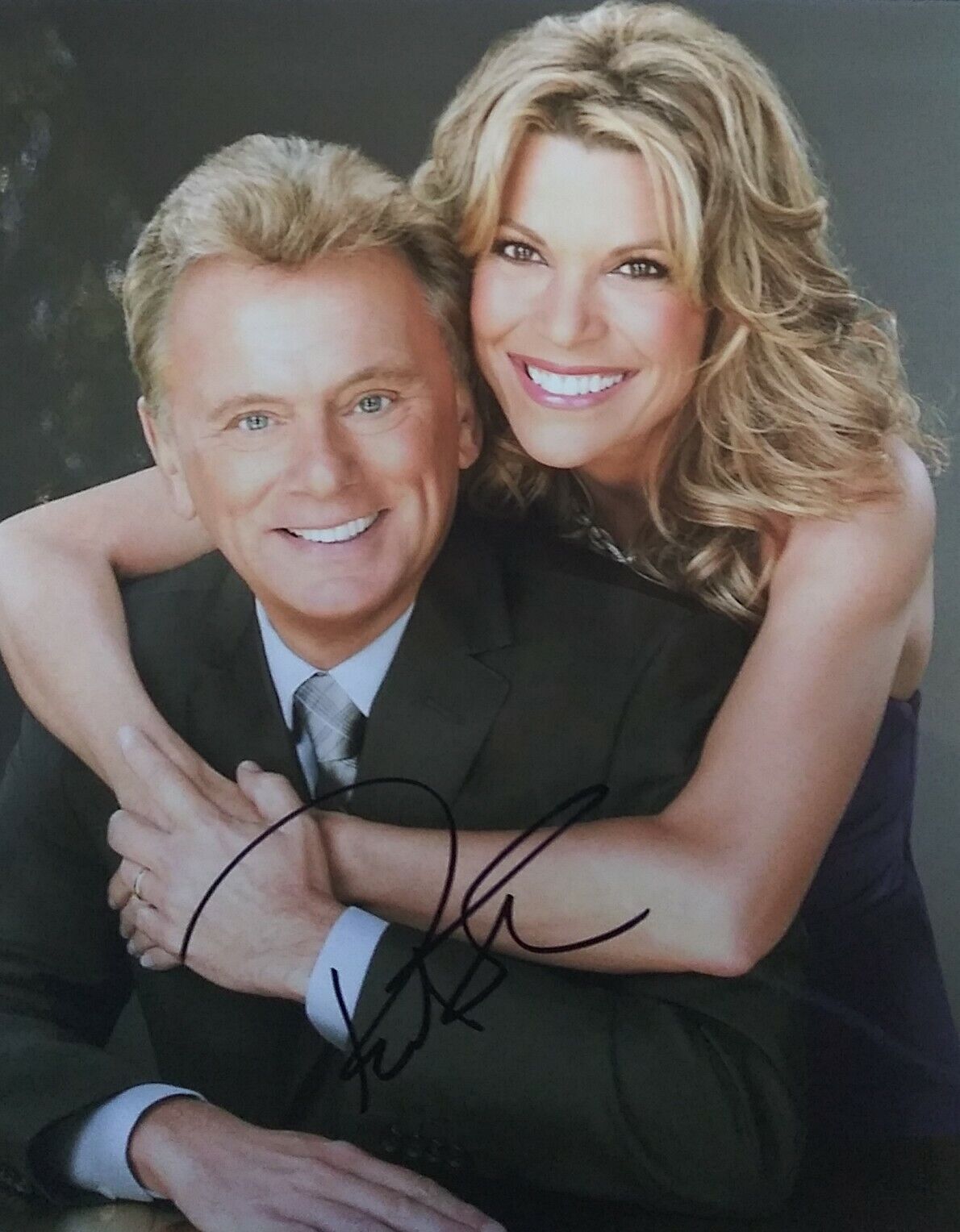 Pat Sajak signed 8 x 10