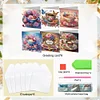 (US Local)6PCS Coffee DIY Diamond Art Greeting Cards Congratulations Cards & Gifts