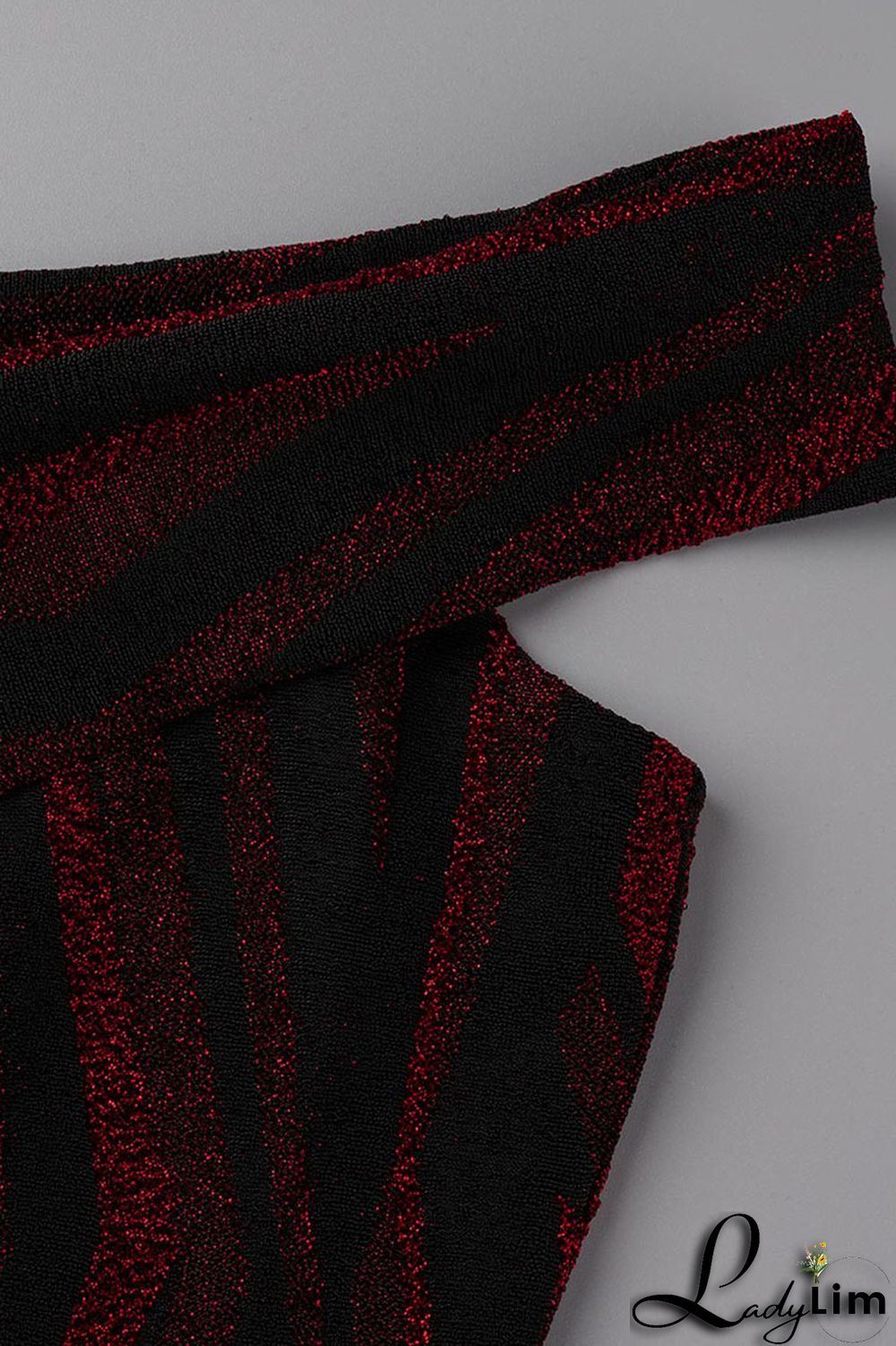 Gold Sexy Patchwork Off the Shoulder Off The Shoulder Dresses