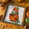 【Limited Stock Sale】Orange Gnome-Partial 11CT Stamped Cross Stitch Bead Embroidery 25*35cm tapestrymarket
