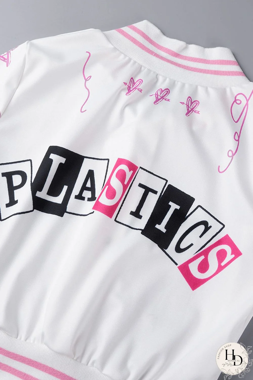 Black Sexy Print Patchwork Buckle Slit Short Sleeve Two Pieces