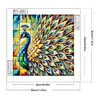 Diamond Painting-DIY Crystal Rhinestone Peacock