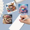 (US Local)6PCS Coffee DIY Diamond Art Greeting Cards Congratulations Cards & Gifts