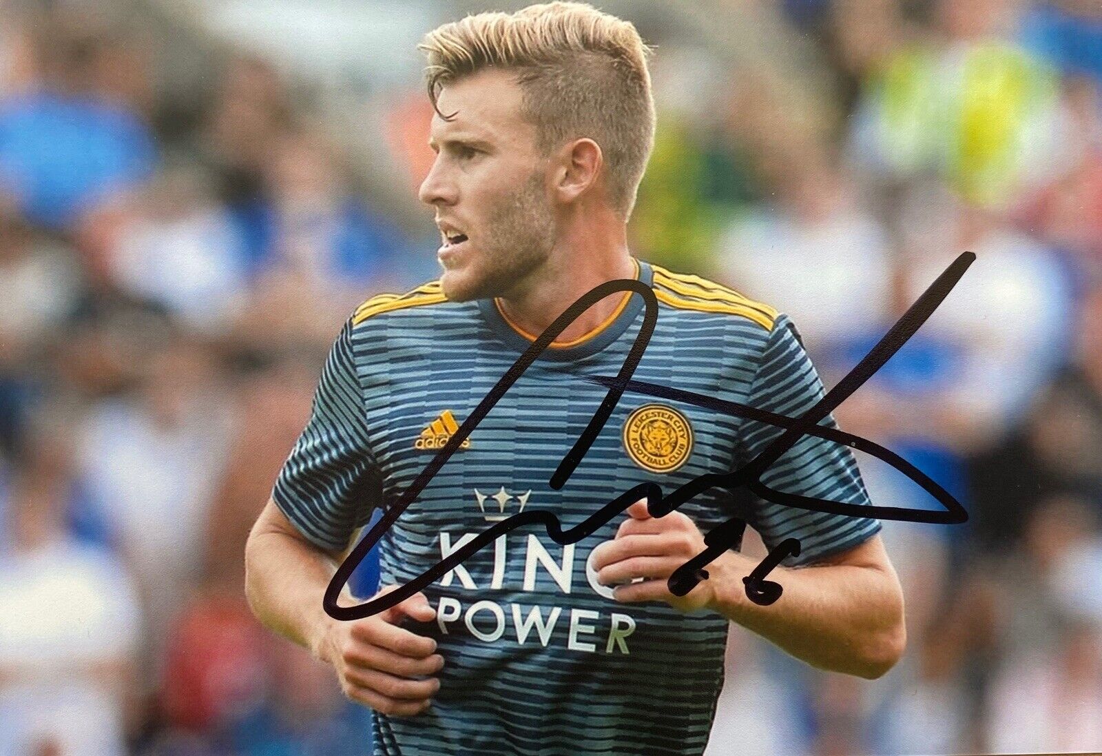 Callum Elder Genuine Hand Signed 6X4 Photo Poster painting - Leicester City 2