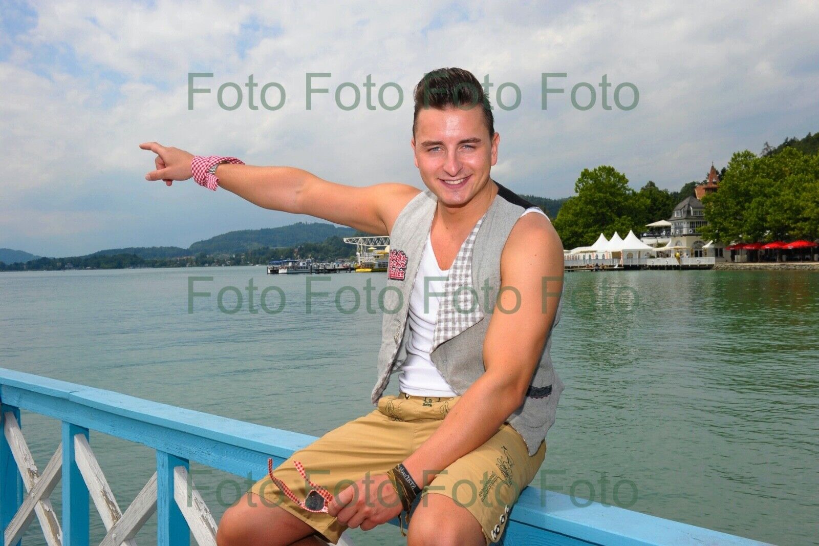 Andreas Gabalier Volks Musik Foto 20 x 30 cm ohne Autogramm (Be-76