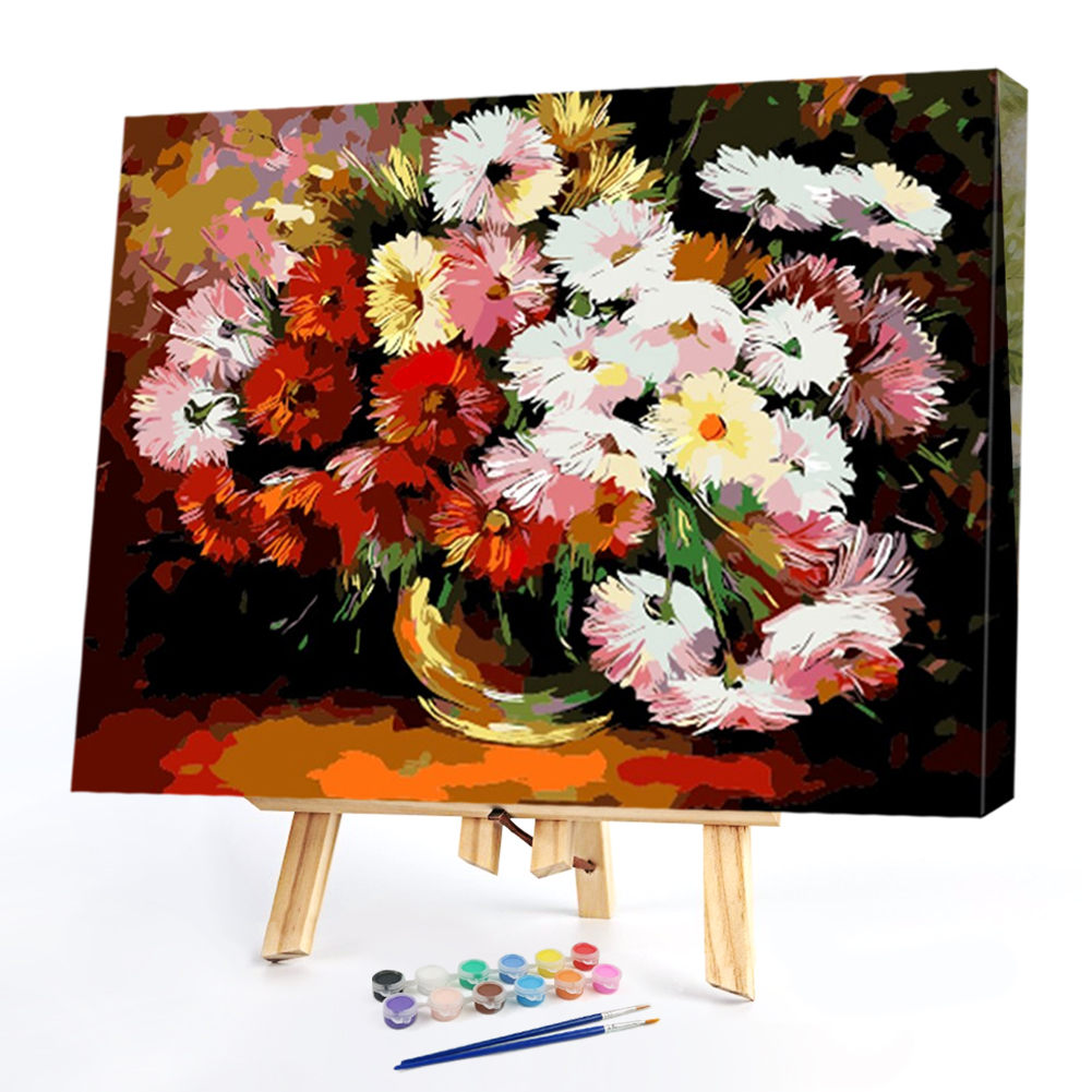 

40*50cm - Paint By Numbers - Colorful Flower, 501 Original