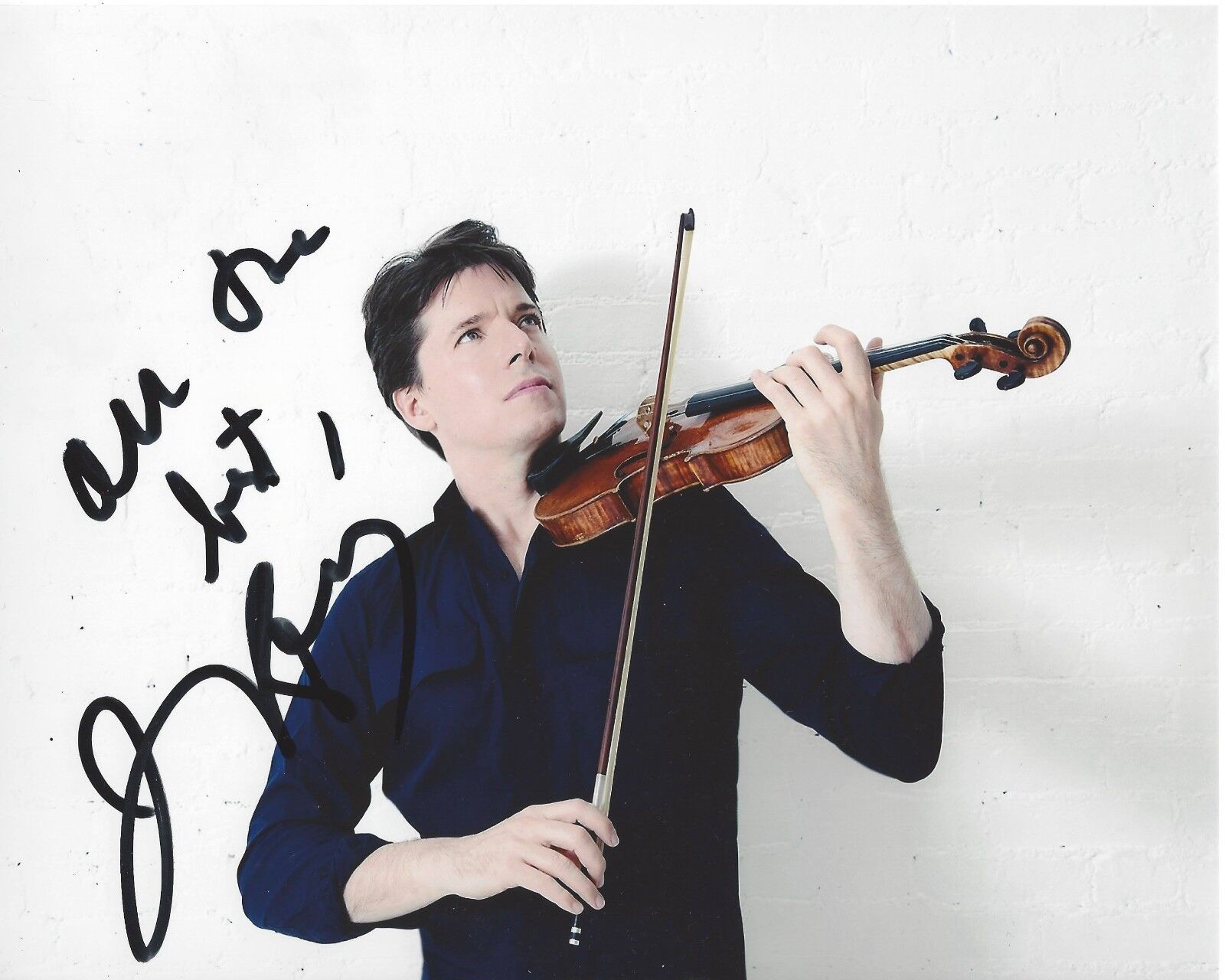 JOSHUA BELL SIGNED AUTHENTIC 8x10 Photo Poster painting E w/COA AMERICAN VIOLINIST CONDUCTOR