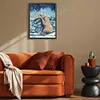 Polar Bear-14CT Stamped Cross Stitch 28*38cm/11.02*14.96in tapestrymarket