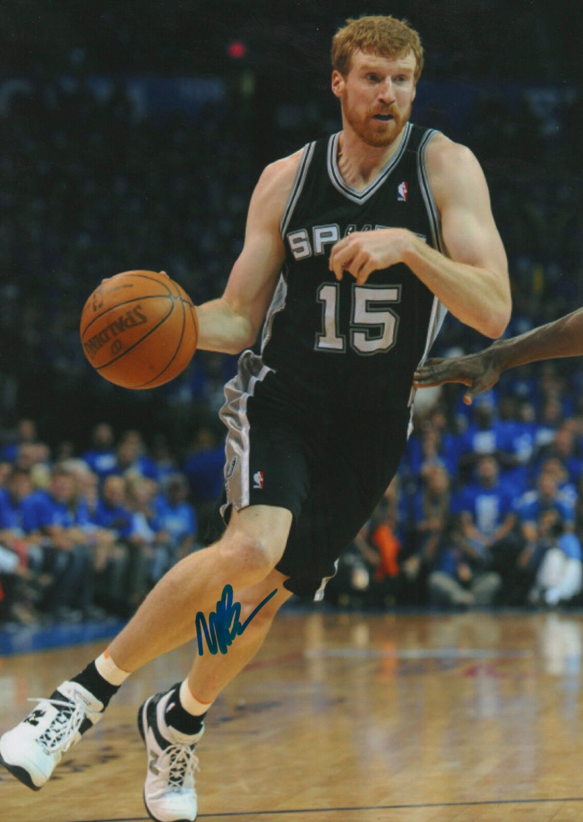 Matt Bonner Spurs NBA signed 8x12 inch Photo Poster painting autograph