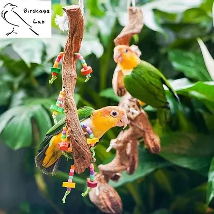Bonka Bird Toy 1716 Farm Ringer - Small/Medium Parrot Toy For African Greys & Cockatoos