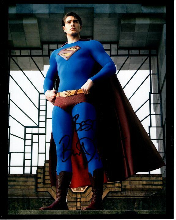 BRANDON ROUTH Signed Autographed SUPERMAN Photo Poster painting