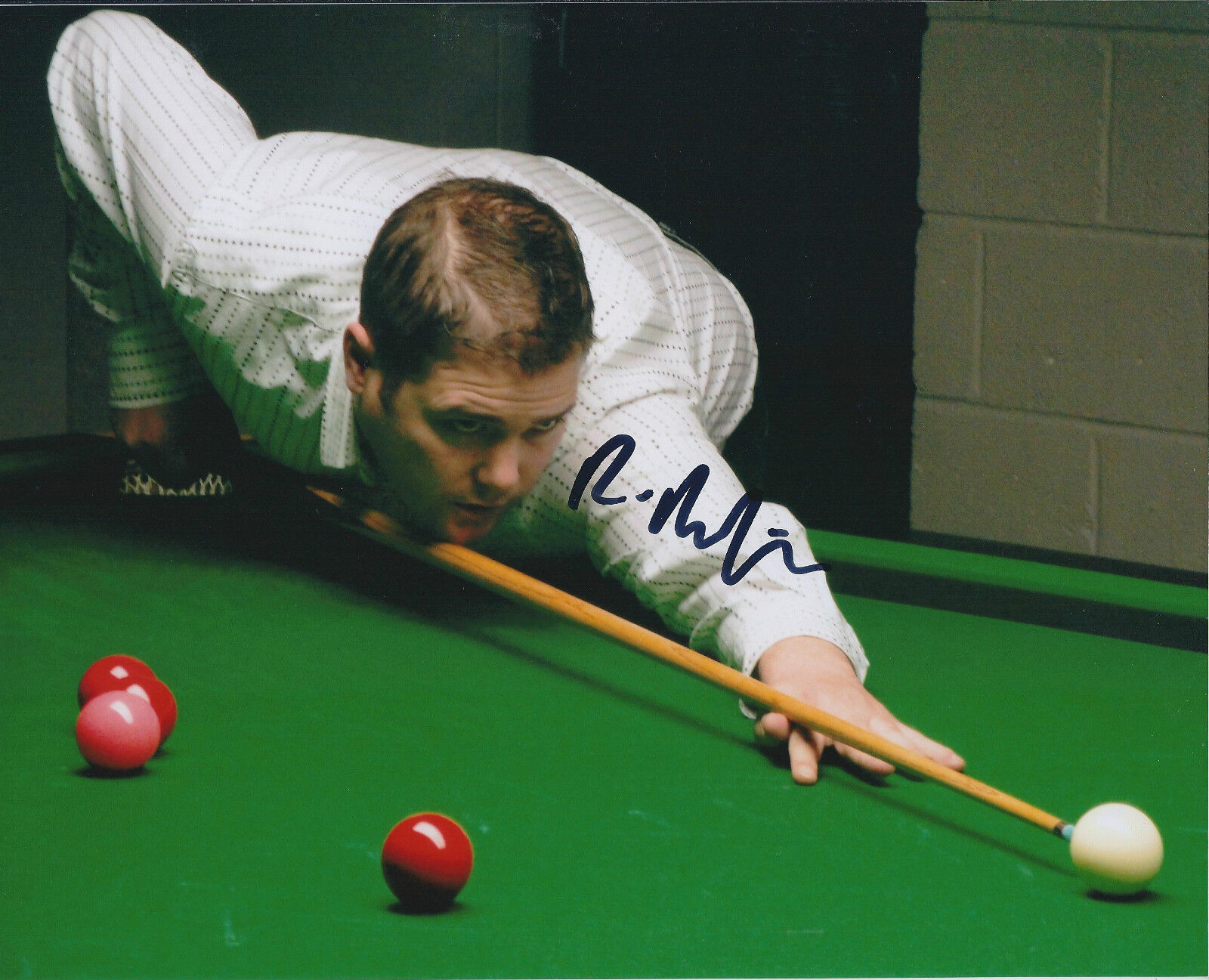 Robert MILKINS SIGNED 10x8 Photo Poster painting AFTAL COA Snooker Autograph Genuine In Person