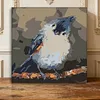 Framed Bird On The Branche-Paint by Numbers Acrylic Painting 20*20CM