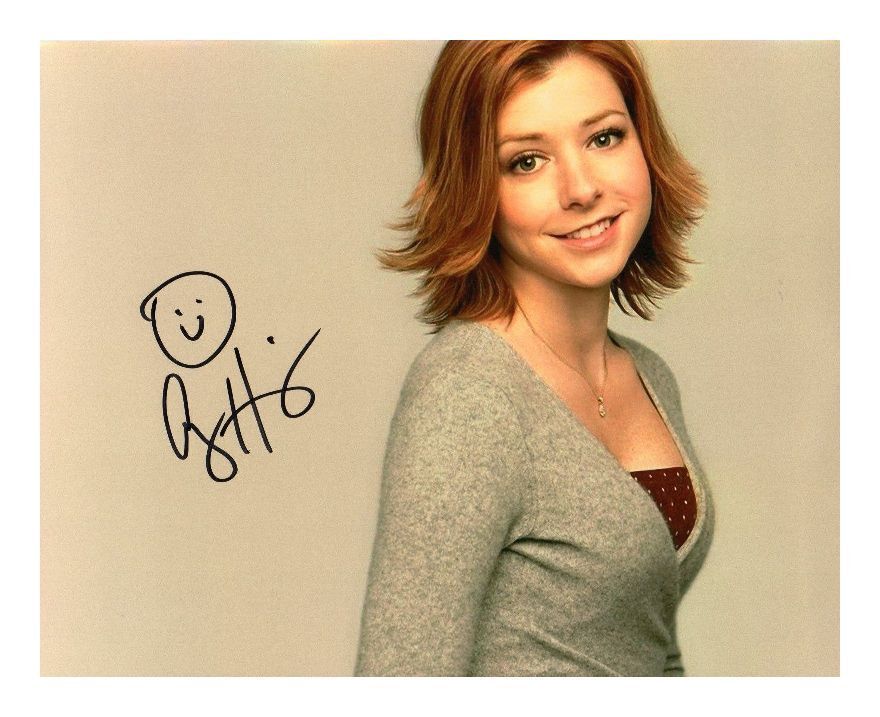 ALYSON HANNIGAN AUTOGRAPHED SIGNED A4 PP POSTER Photo Poster painting PRINT 6