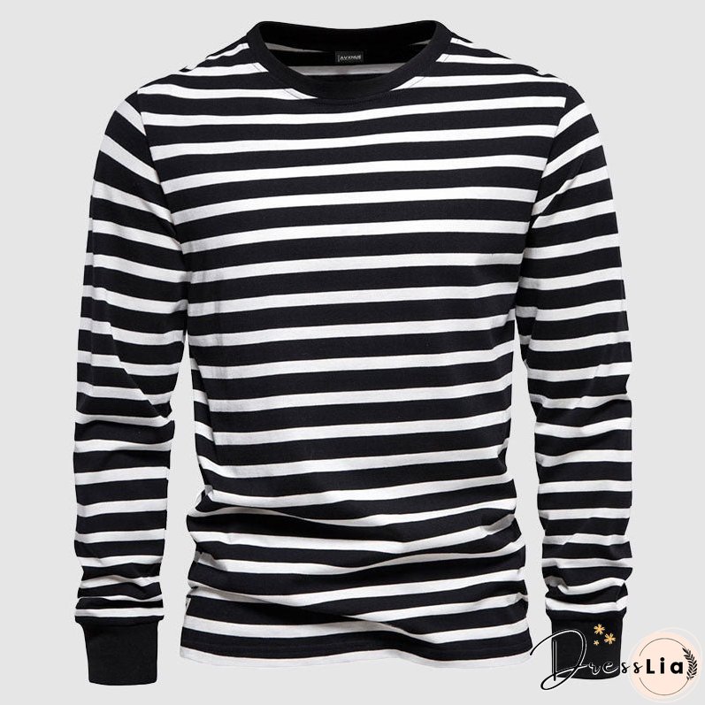 Frank Hardy Premium Striped Cotton Sweatshirt