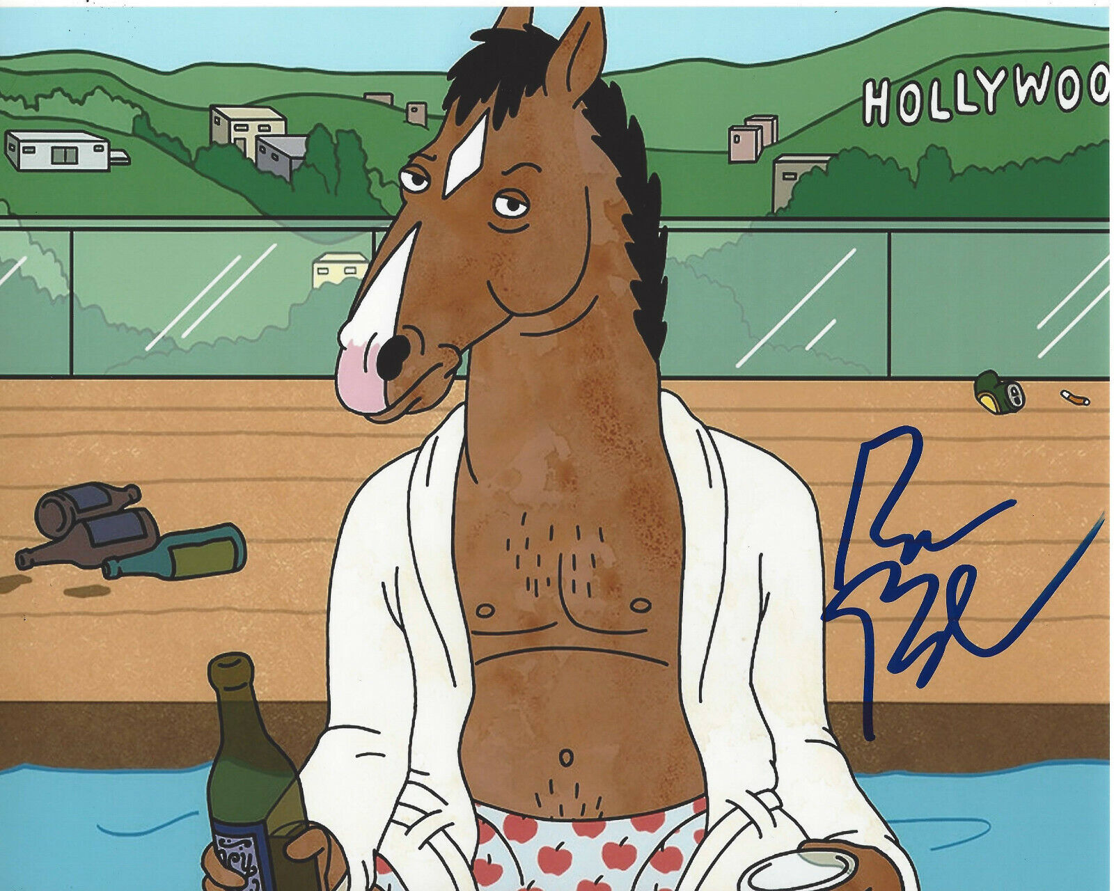 RAPHAEL BOB-WAKSBERG - BOJACK HORSEMAN CREATOR - SIGNED 8X10 Photo Poster painting V w/COA PROOF